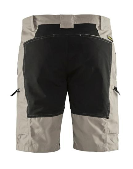 Blåkläder Service Shorts med stretch Sand/Sort - C58