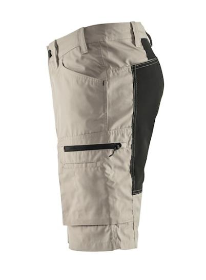 Blåkläder Service Shorts med stretch Sand/Sort - C58