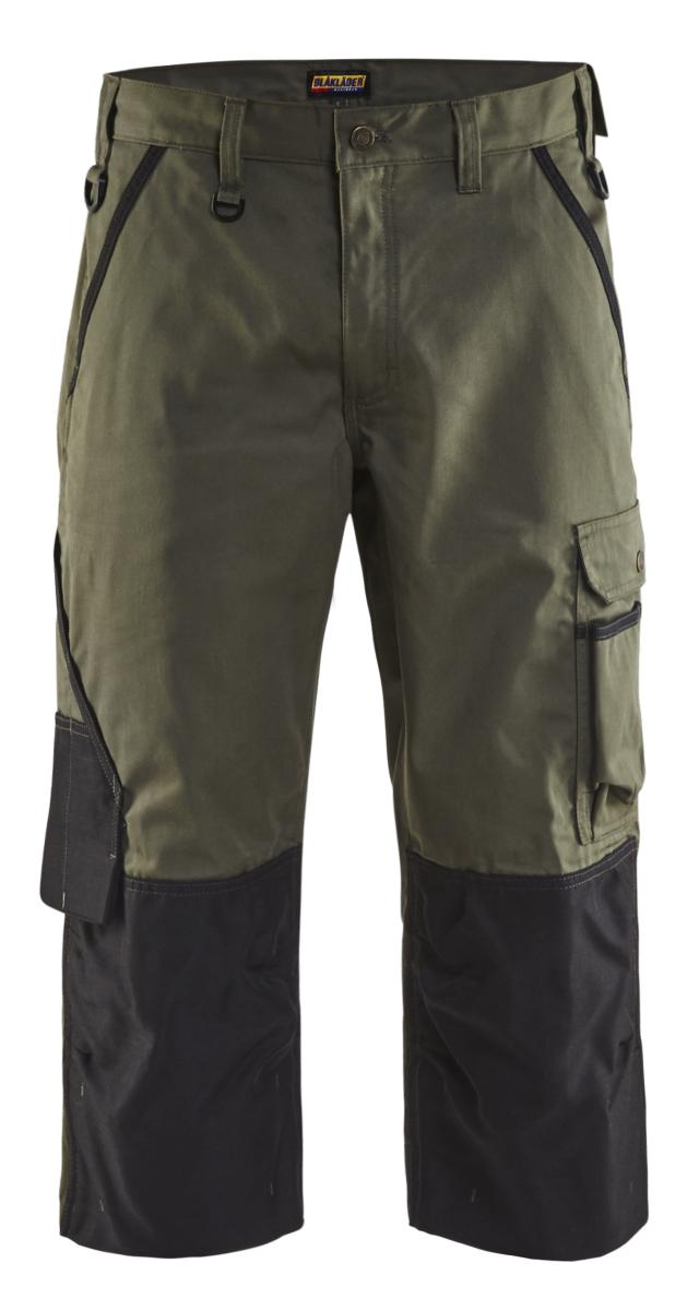 Blåkläder Garden Knickers Army grøn/sort - C46