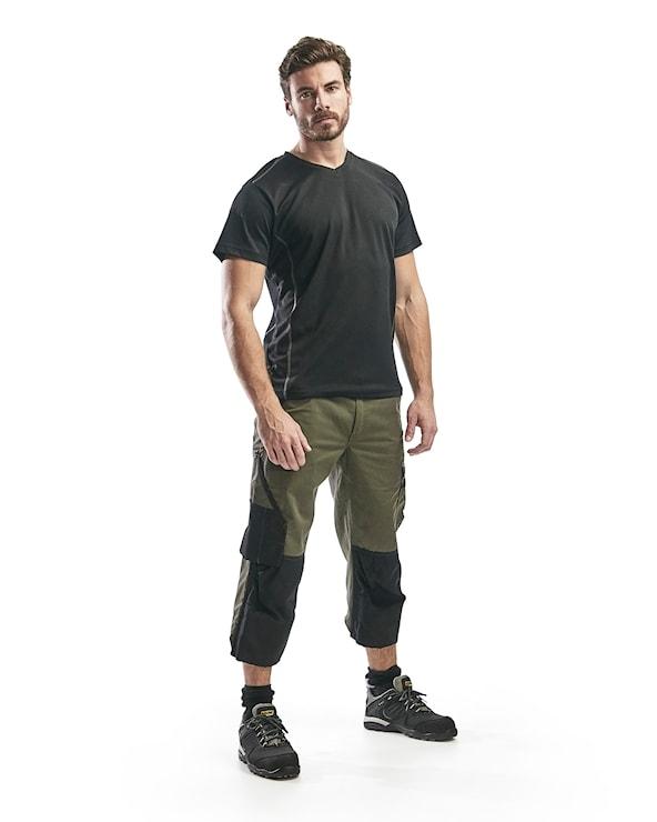 Blåkläder Garden Knickers Army grøn/sort - C46