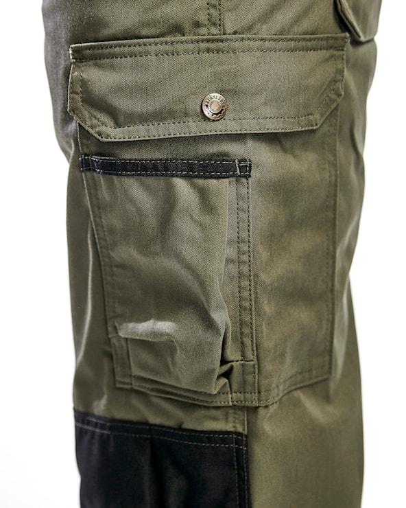 Blåkläder Garden Knickers Army grøn/sort