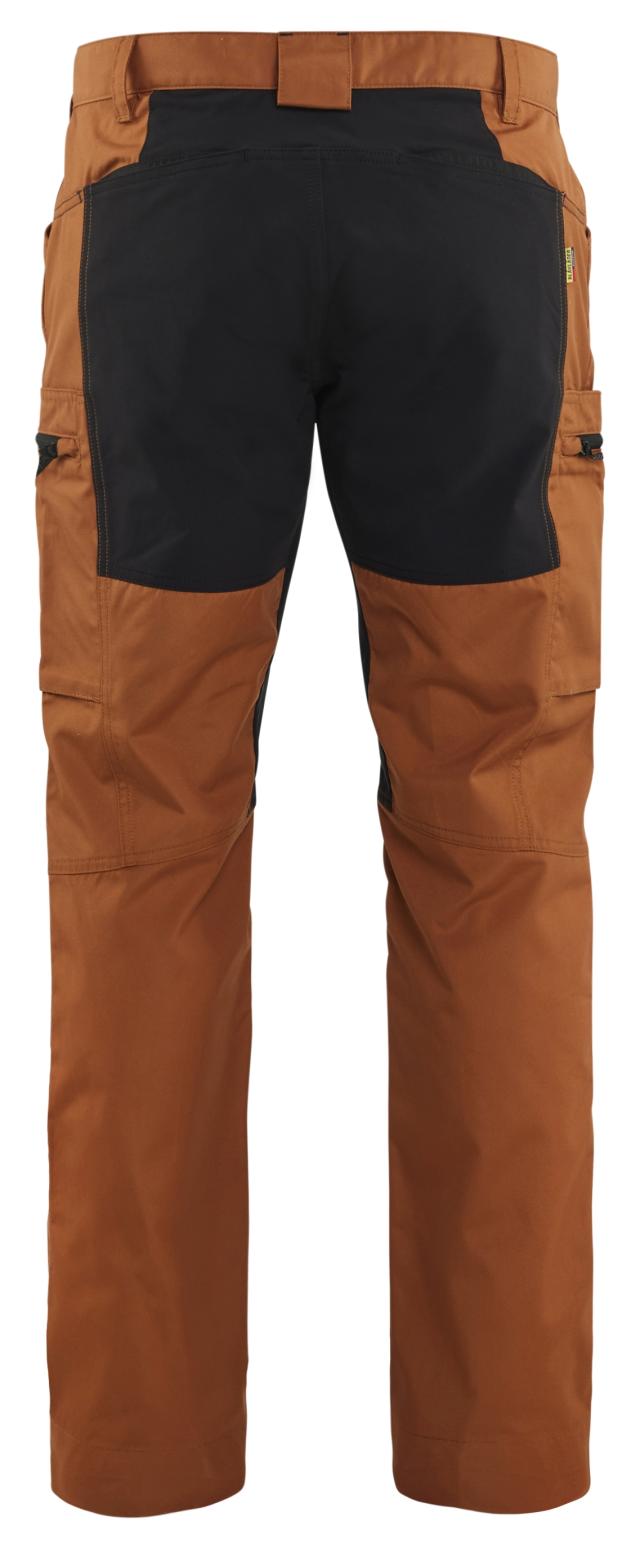 Blåkläder Service Buks med stretch Rust/Sort