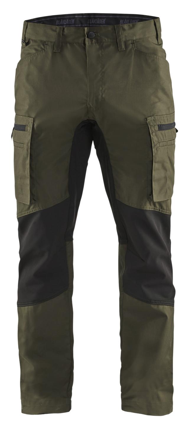 Blåkläder Service Buks med stretch Olivengrøn/sort - C46, så længe lager haves