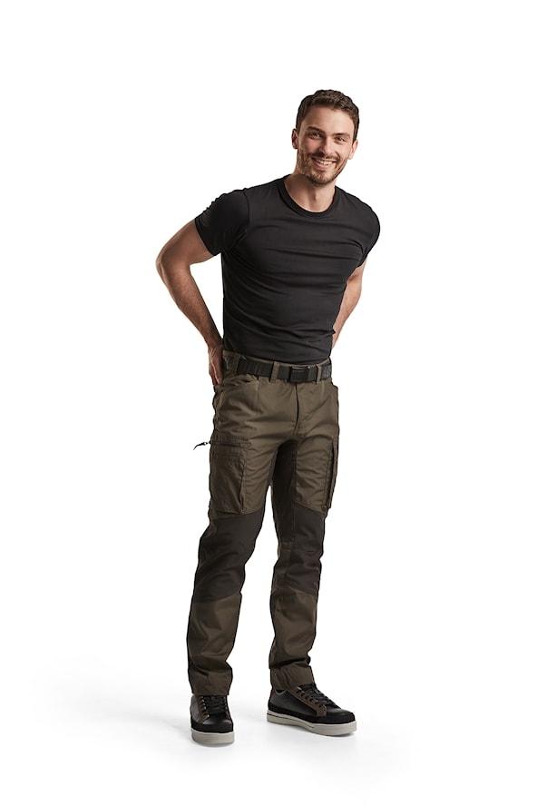 Blåkläder Service Buks med stretch Olivengrøn/sort - C46, så længe lager haves