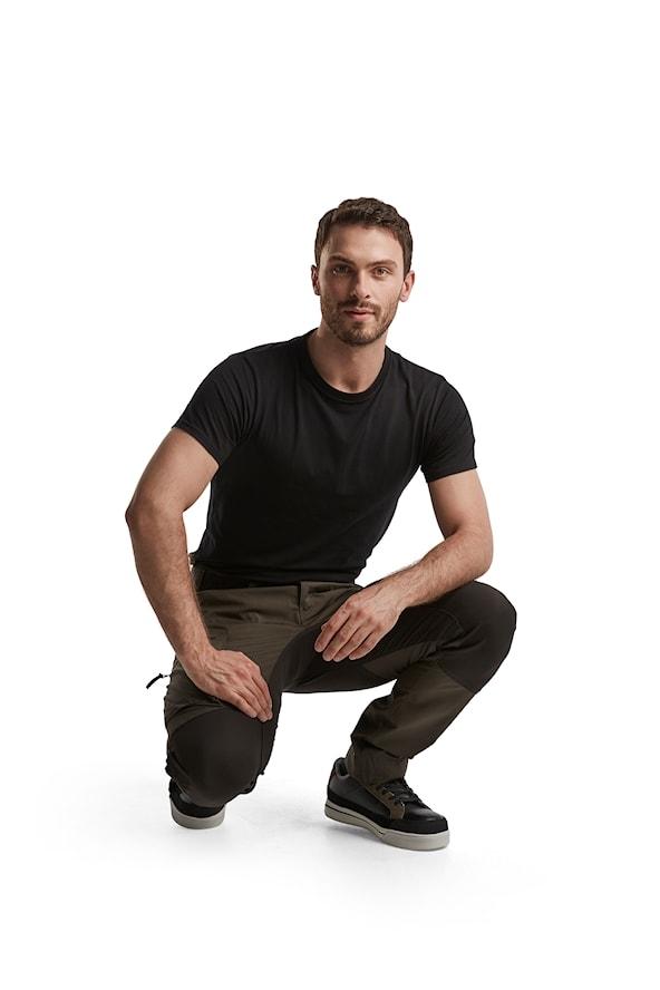 Blåkläder Service Buks med stretch Olivengrøn/sort, så længe lager haves