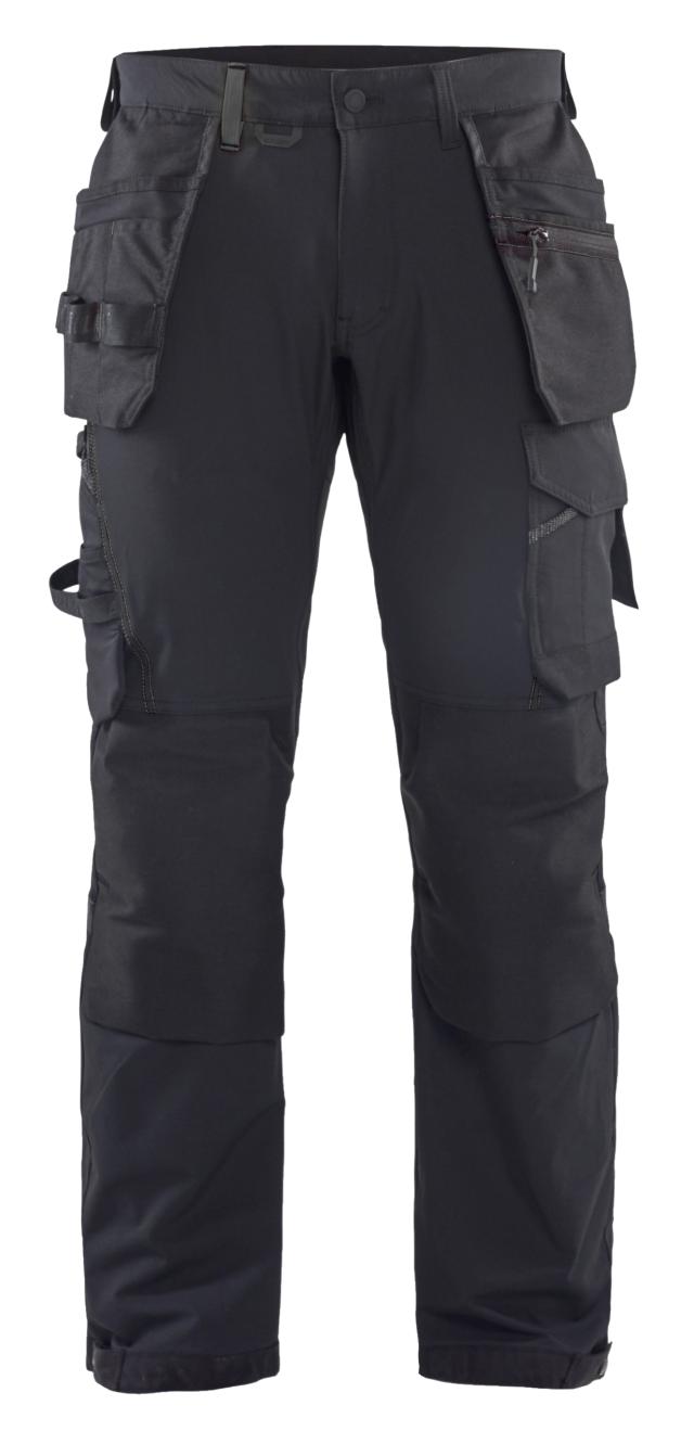 Blåkläder Håndværker Buks 4 vejs stretch Sort/Mørk Grå - C46