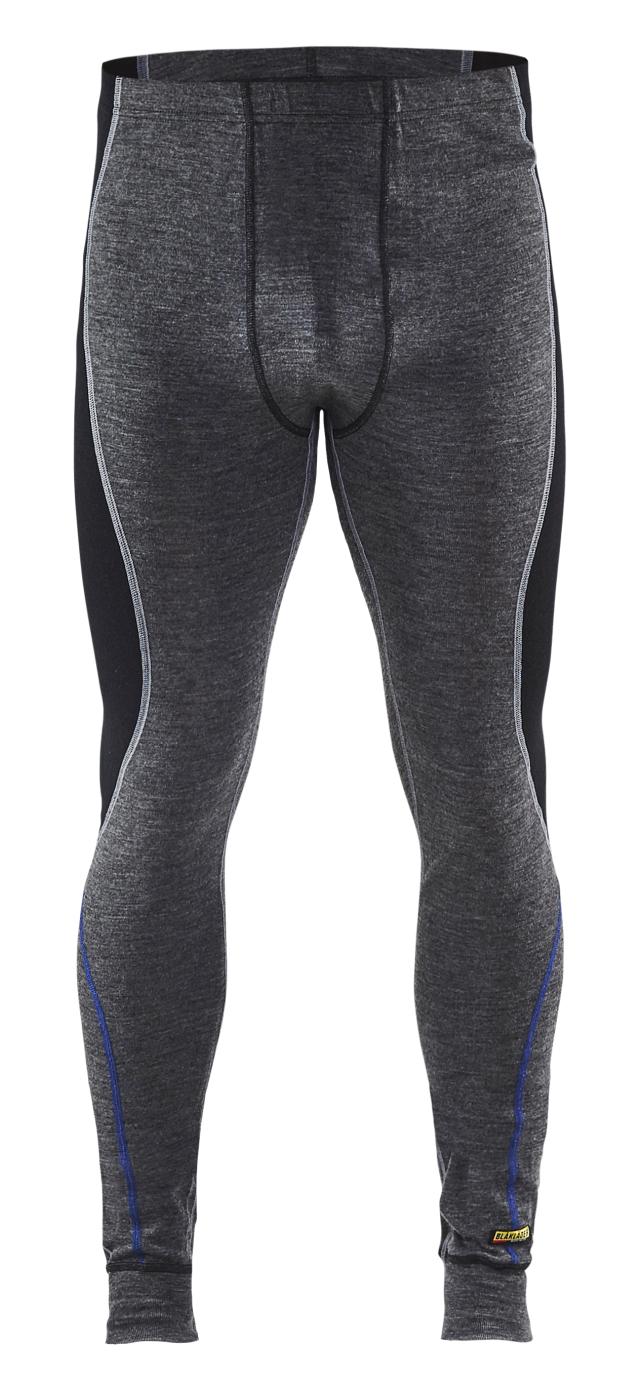 Blåkläder Undertøj Buks Warm Mellemgrå/Sort - L
