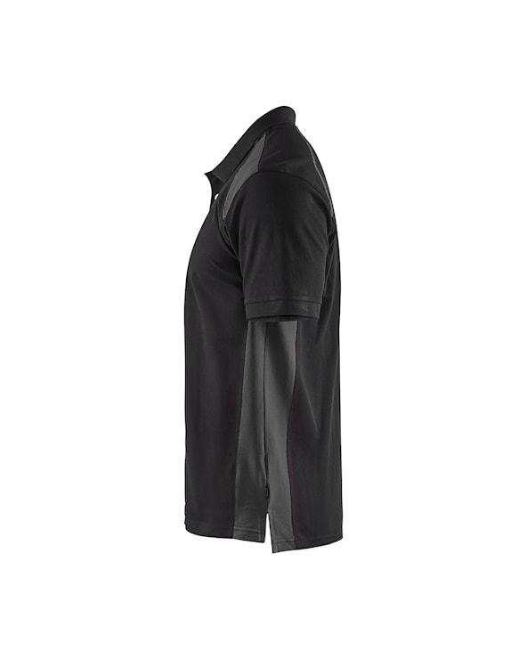 Blåkläder Poloshirt Sort/Mørk Grå - L