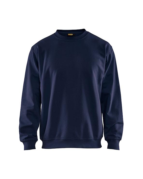 Blåkläder Bomulds Sweatshirt Marineblå - L