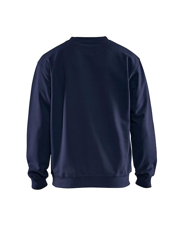 Blåkläder Bomulds Sweatshirt Marineblå - L