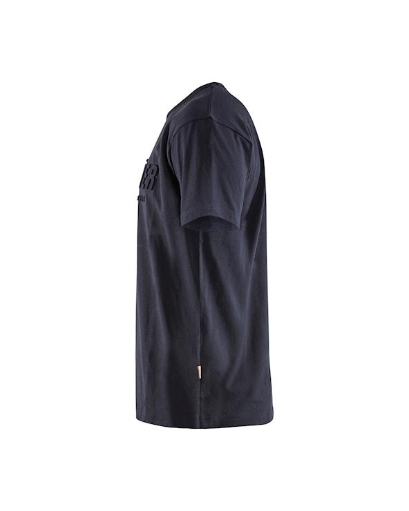 Blåkläder Bomulds T-shirt 3D Mørk Marineblå - L