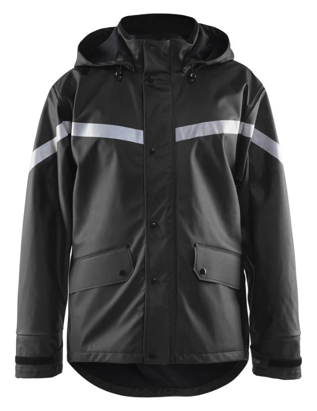 Blåkläder Regnjakke Level 2 SORT - L