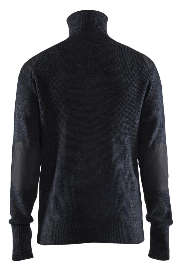 Blåkläder Uld Trøje Mørk Grå/Sort - L