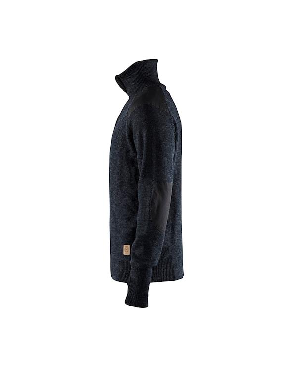 Blåkläder Uld Trøje Mørk Grå/Sort - L
