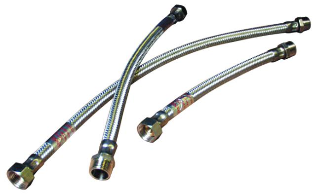 Monteringsslange Lige Rustfri 65cm