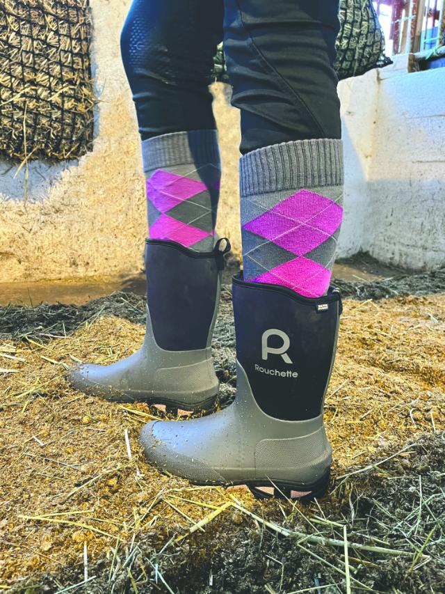 Rouchette Støvle Lang Gummi/Neopren Grå str. 37