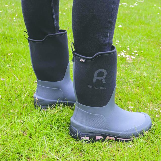 Rouchette Støvle Lang Gummi/Neopren Grå