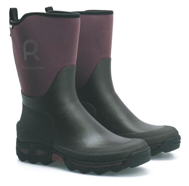 Rouchette Støvle Lang Gummi/Neopren Brun str. 40