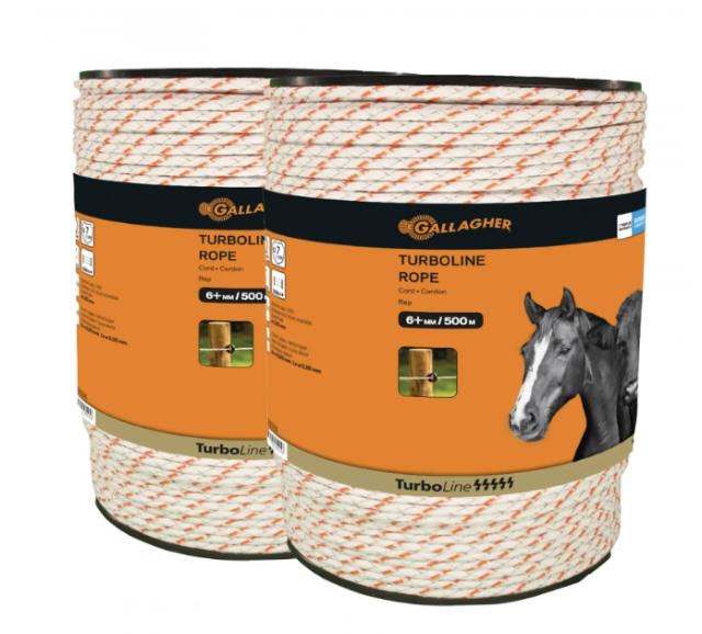 Gallagher Duopack TurboLine-reb Hvid 2x500 m