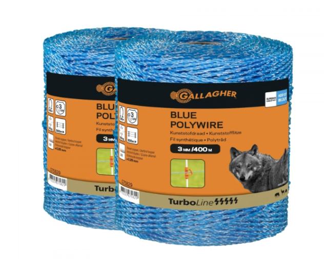 Gallagher Duopack Reb, blå 2x400m