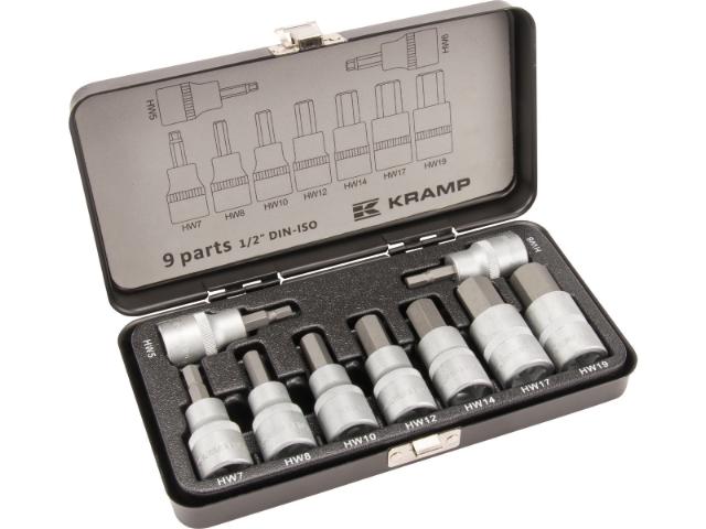 Unbrakotopsæt 5 - 19 mm 1/2'