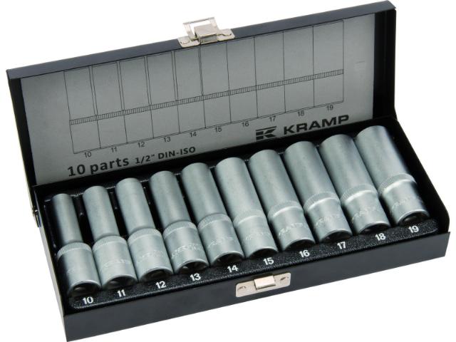 Toppesæt 1/2' 10 - 19 mm Lange