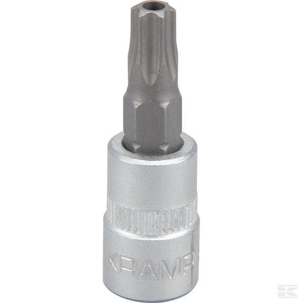 Top 1/4' Torx med Hul TX 30