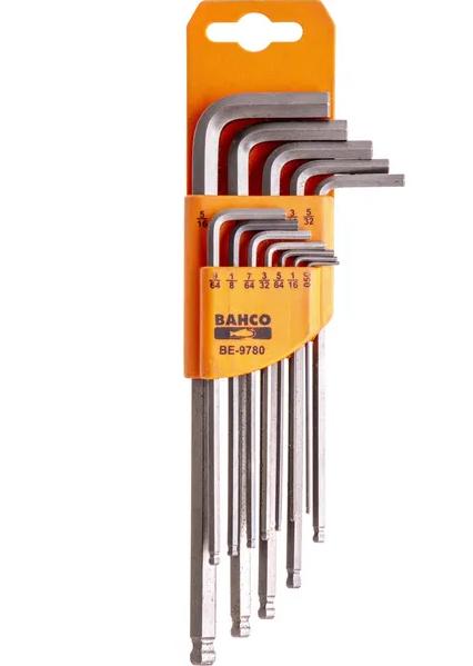 Bahco BE-9780 Unbraconøglesæt med Kugle tommer