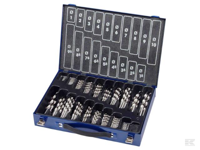 Bohrcraft sortiment med 180 valsede bor