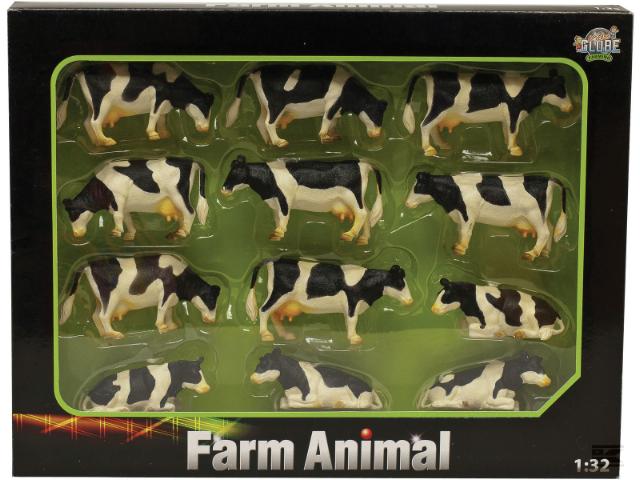 Sortbroget Køer 12 stk.