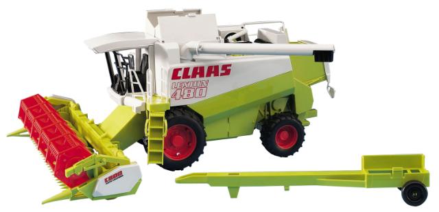 Bruder 02120 Claas Lexion 480 mejetærsker med skærebord