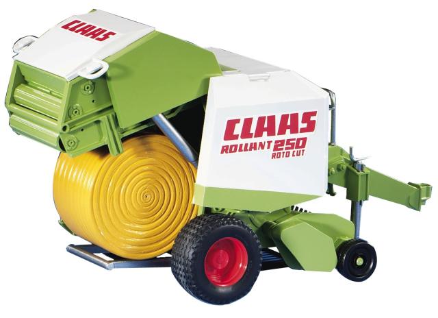 Bruder 02121 Claas Rollant 250 rundballepresser inkl. 1 rundballe