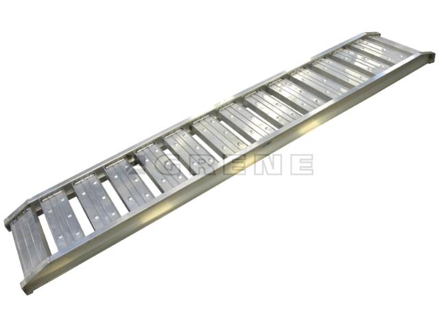 Alurampesæt lige 250x44 cm 1800 kg