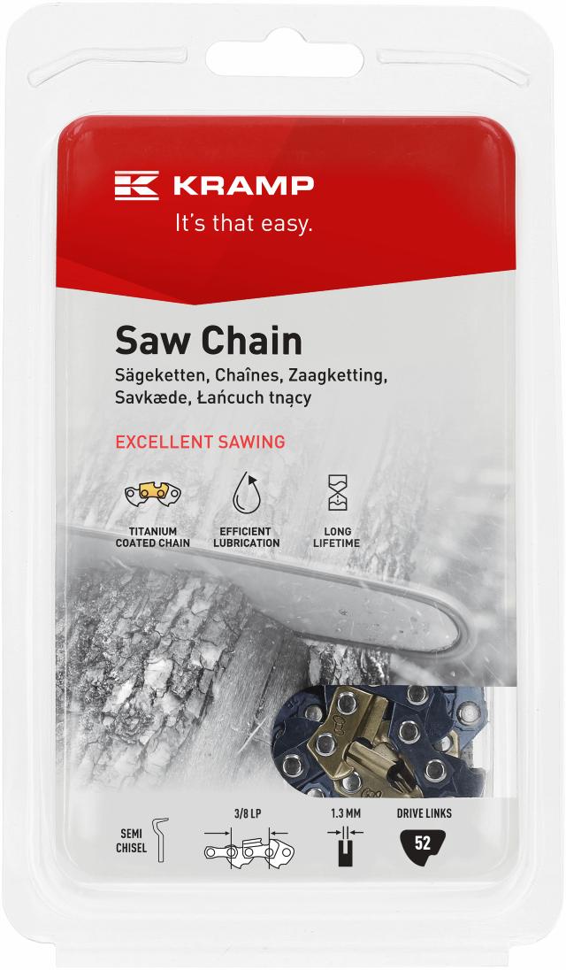 Kramp Savkæde halvmejsel SC 3/8' LP 1,3 mm 52 DL