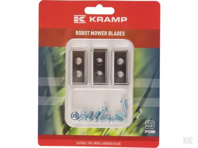 Robotknive til Worx 9stk.