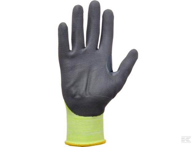 Montagehandske Olieresistent Halvdyppet Hi-viz 1.010