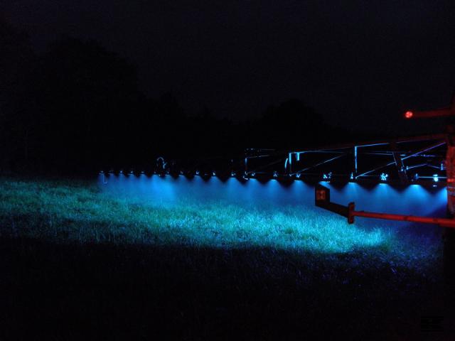 Kramp LED blå sprøjtelygtesæt m/ Deutsch stik