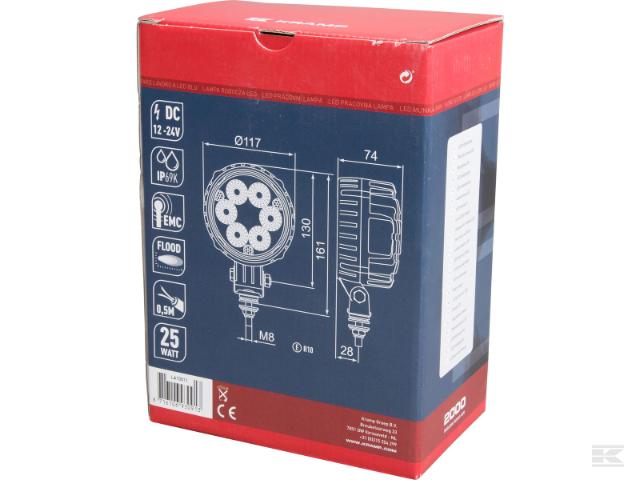 Kramp LED Arbejdslygte 2000 lumen 25W Nærområde 