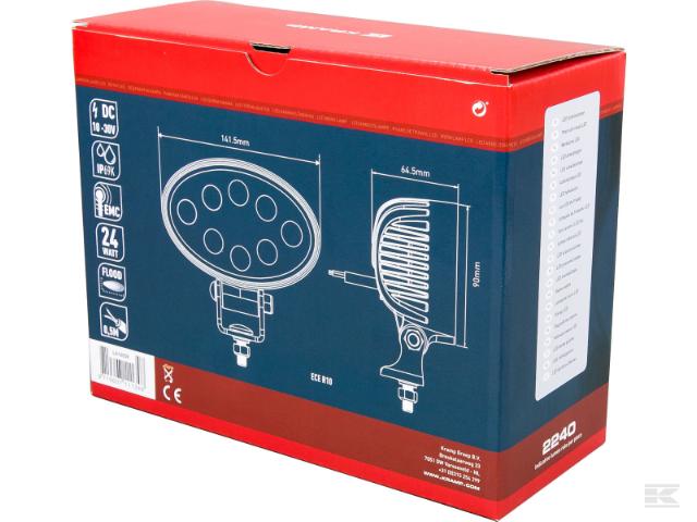 Kramp LED Arbejdslygte Flood 2240 Lumen m/ Ledning