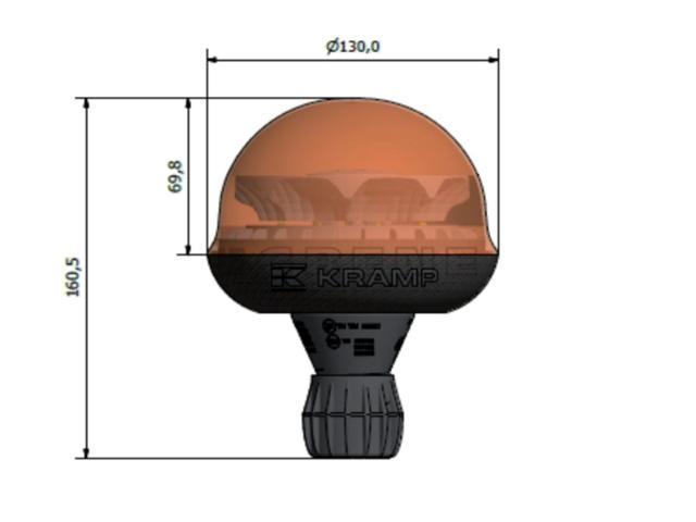 Kramp LED Rotorblink 12/24V 9W