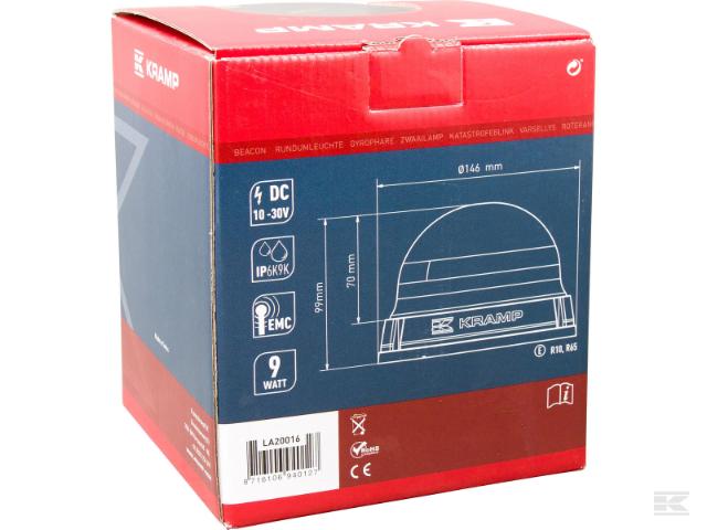 Kramp LED Rotorblink - 3 bolt fastmontering