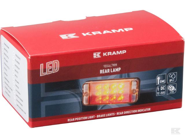 Kramp LED Baglygte m / 5-pin
