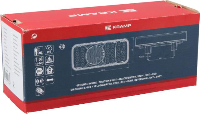 Kramp Baglygte Universal 5-pin