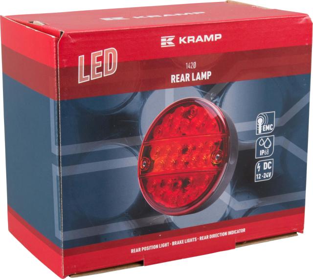 Kramp LED Baglygte 12-24V 200cm ledning