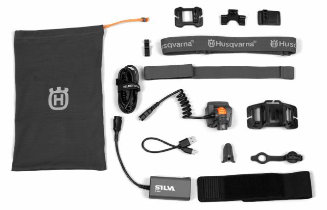 Husqvarna HL1200 Pandelampe/Hjelmlampe med Batteri