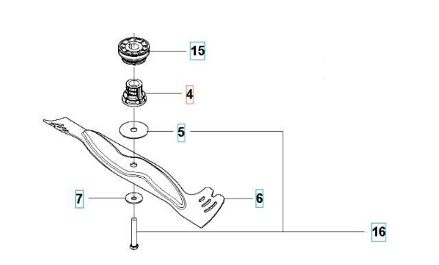 Husqvarna knivholder
