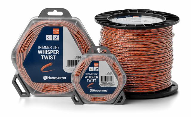 Husqvarna Whisper Twist Trimmersnøre 2,7 mm. 10 m.