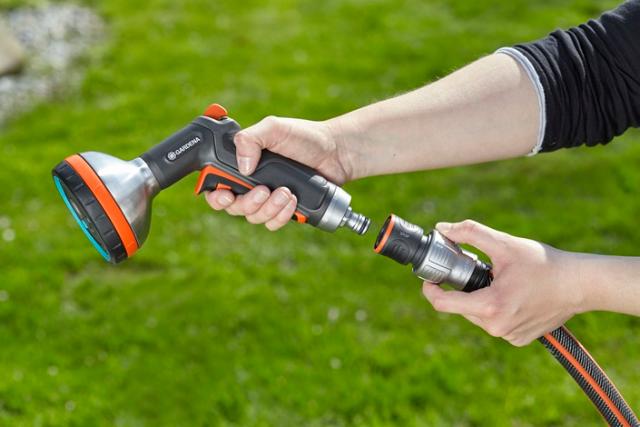 Gardena Premium slangekobling m. vandstop 19 mm (3/4')