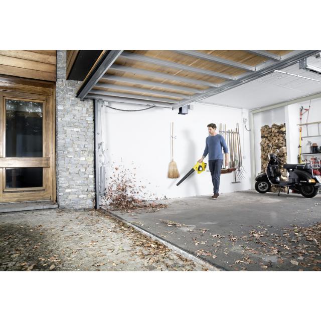 Kärcher LBL 4 batteri blæser, med batteri og lader gul