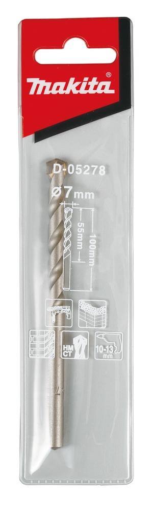 Makita D-05278 Murbor 1 stk. 7,0 mm Standard